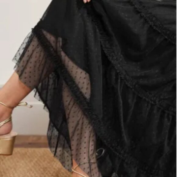 Boden Edie Tiered Tulle Midi Dress, 12P - Picture 5 of 10